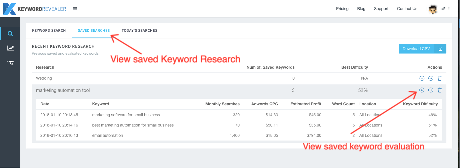 saved-keyword-evaluation