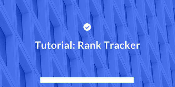 Tutorial Rank Tracker