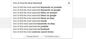 google autocomplete suggestions image