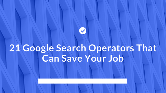 Google Search Operators